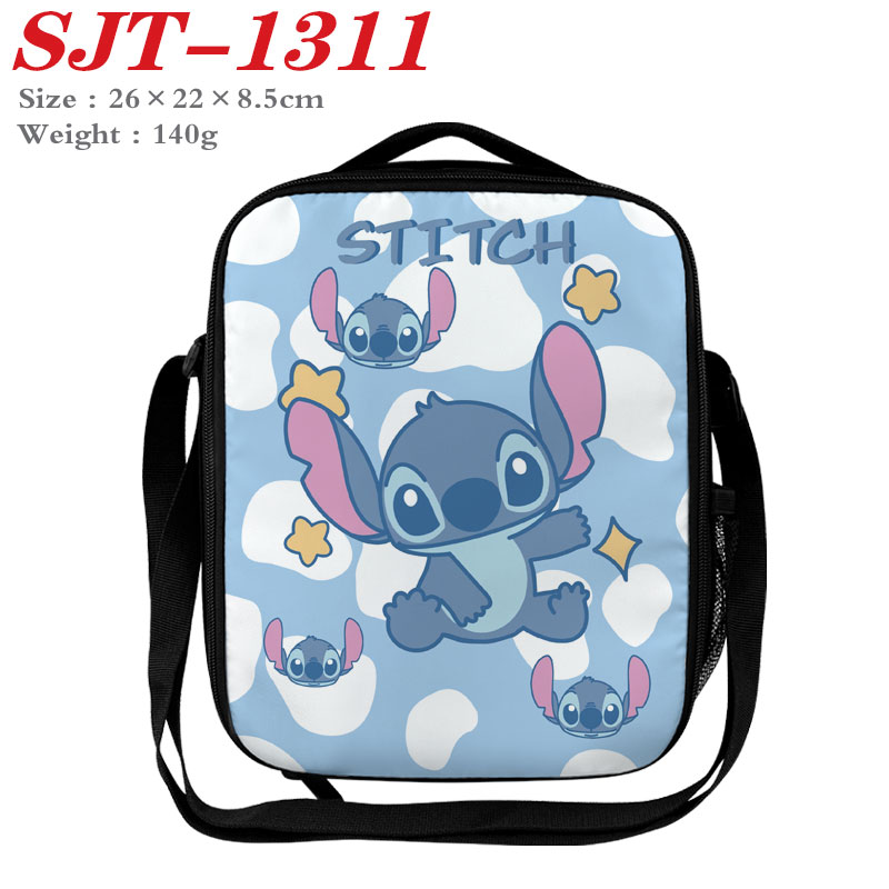 Stitch anime lunch bag
