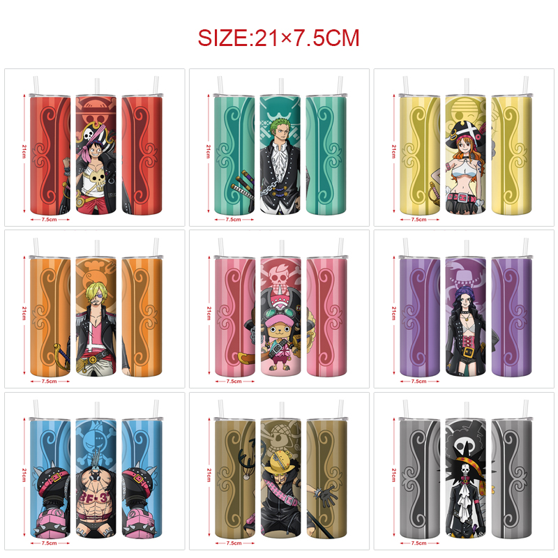 One piece anime vacuum cup