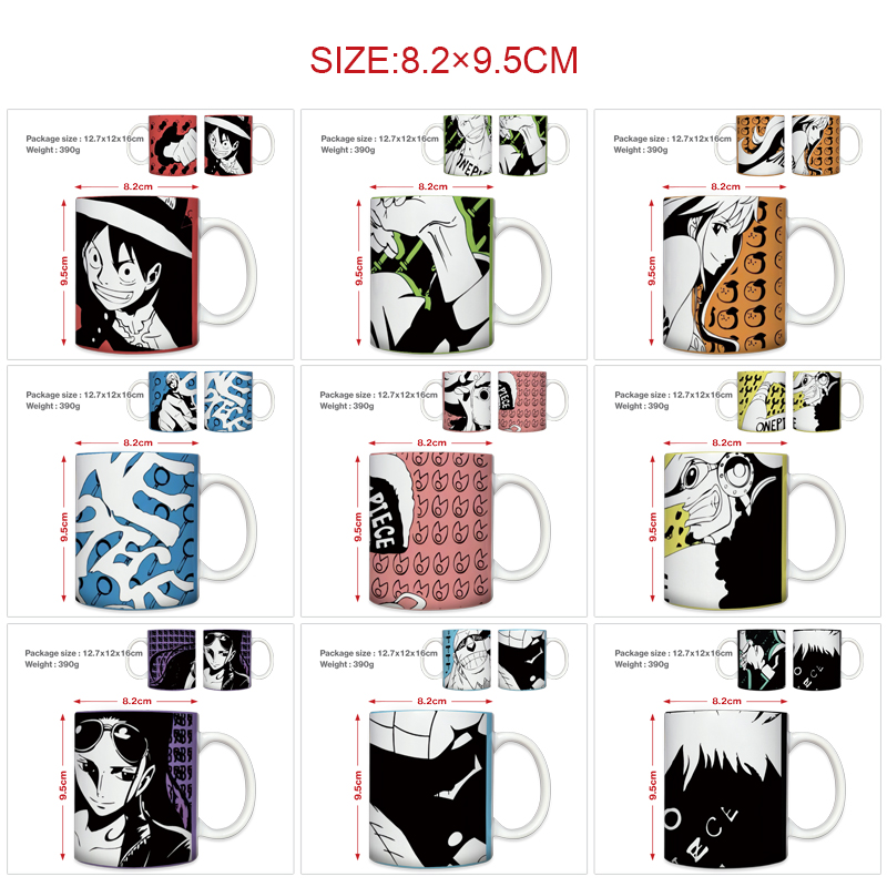 One piece anime cup 400ml