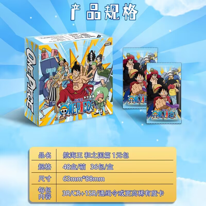 One piece anime card 36pcs a set (chinese version)