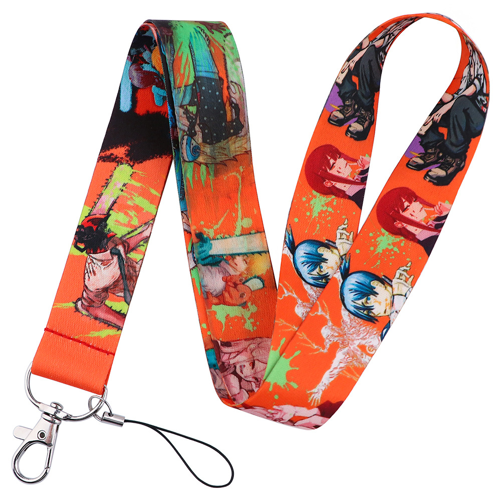 chainsaw man anime lanyard phonestrap 45cm*2.5cm