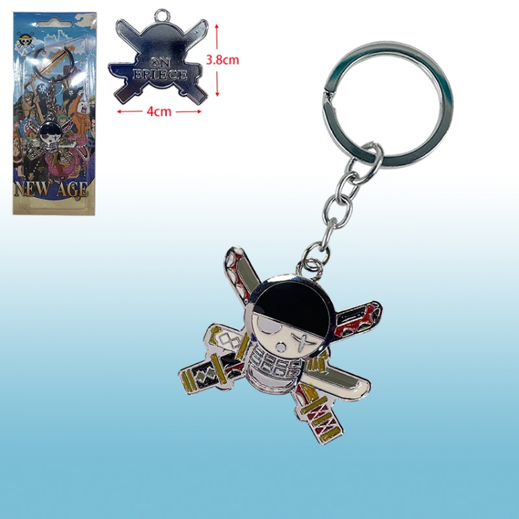 One piece anime keychain