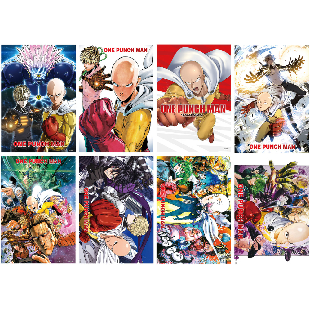 One Punch Man anime posters price for a set of 8 pcs