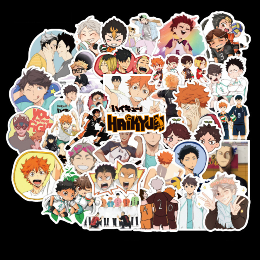 Haikyuu anime waterproof stickers (50pcs a set)