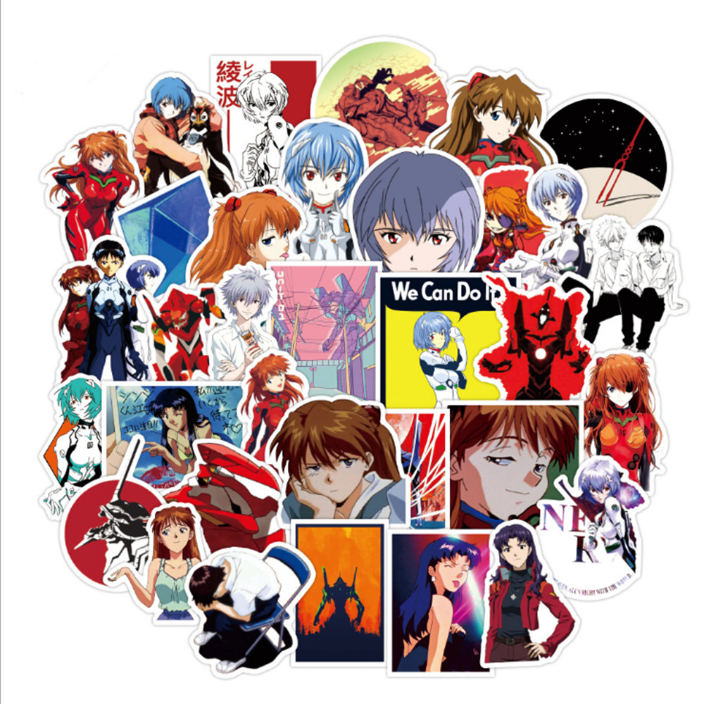 EVA anime waterproof stickers (50pcs a set)