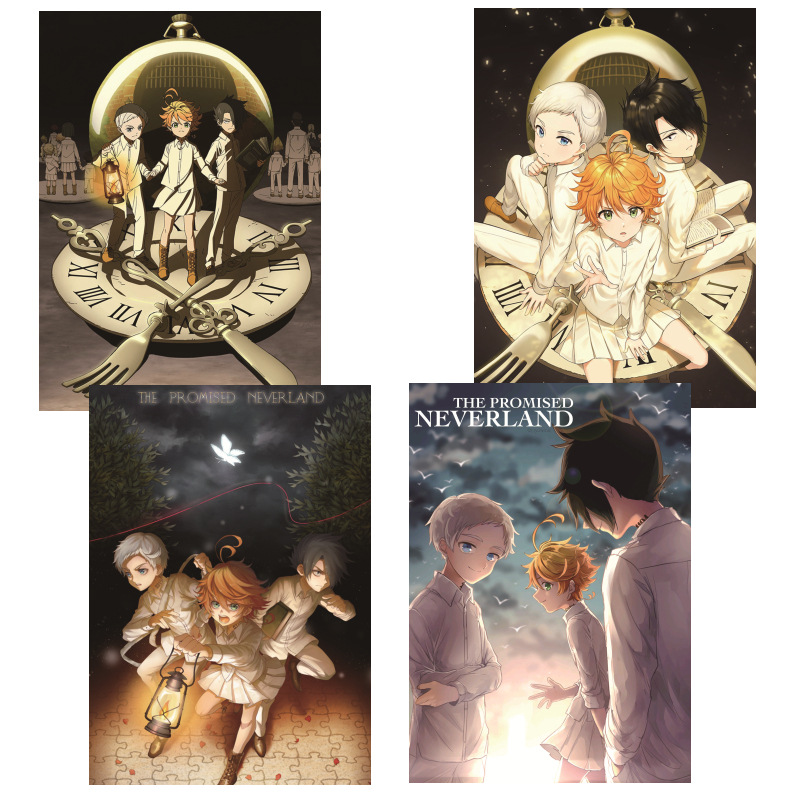 The Promised Neverland anime posters price for a set of 4 pcs