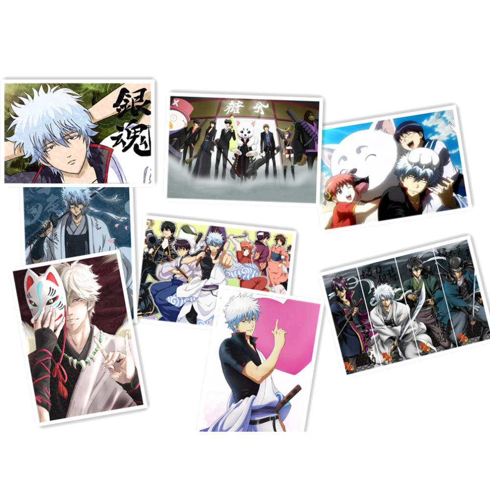 Gintama anime posters price for a set of 8 pcs 42*29cm