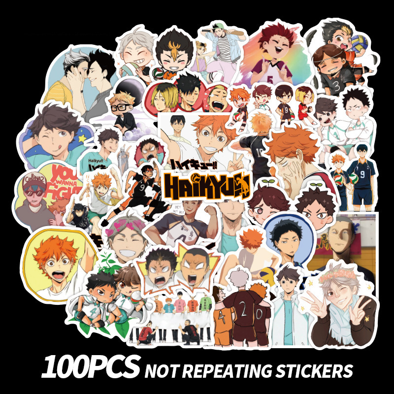 Haikyuu anime stickers (100pcs a set)