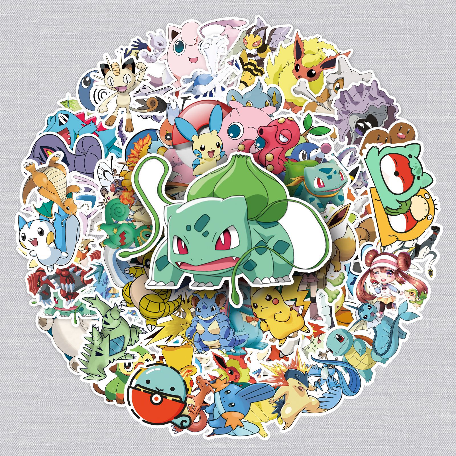 Pokemon anime waterproof stickers (100pcs a set)