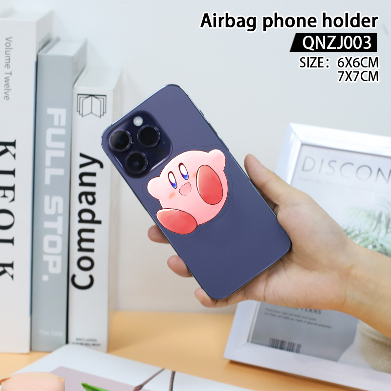 Kirby anime airbag phone holder 7*7cm