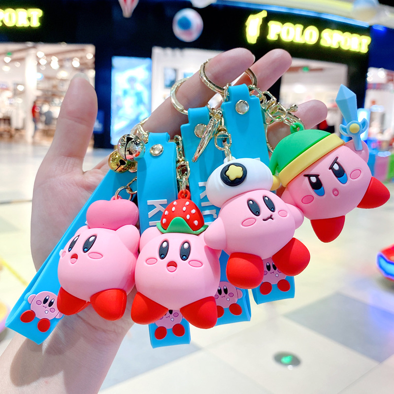 Kirby anime keychain