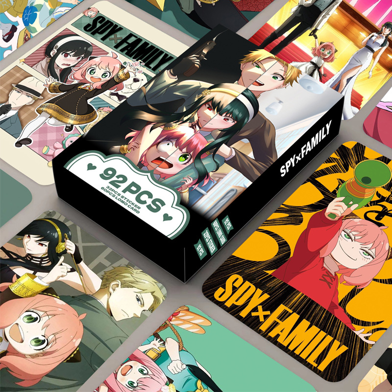 SPY×FAMILY anime lomo cards price for a set of 92 pcs
