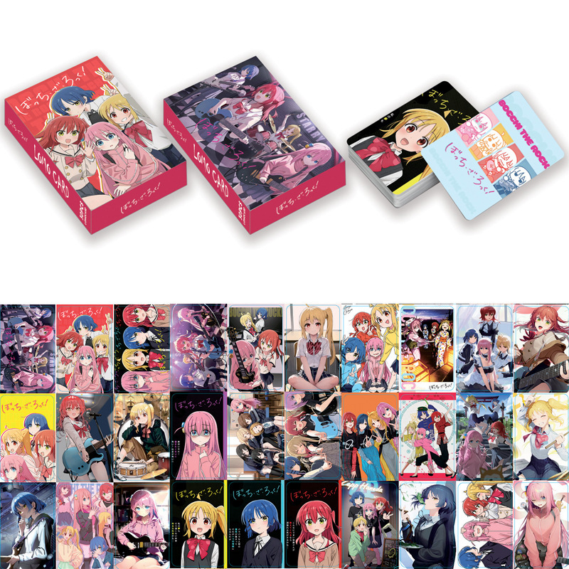Bocchi the rock anime lomo cards price for a set of 30 pcs