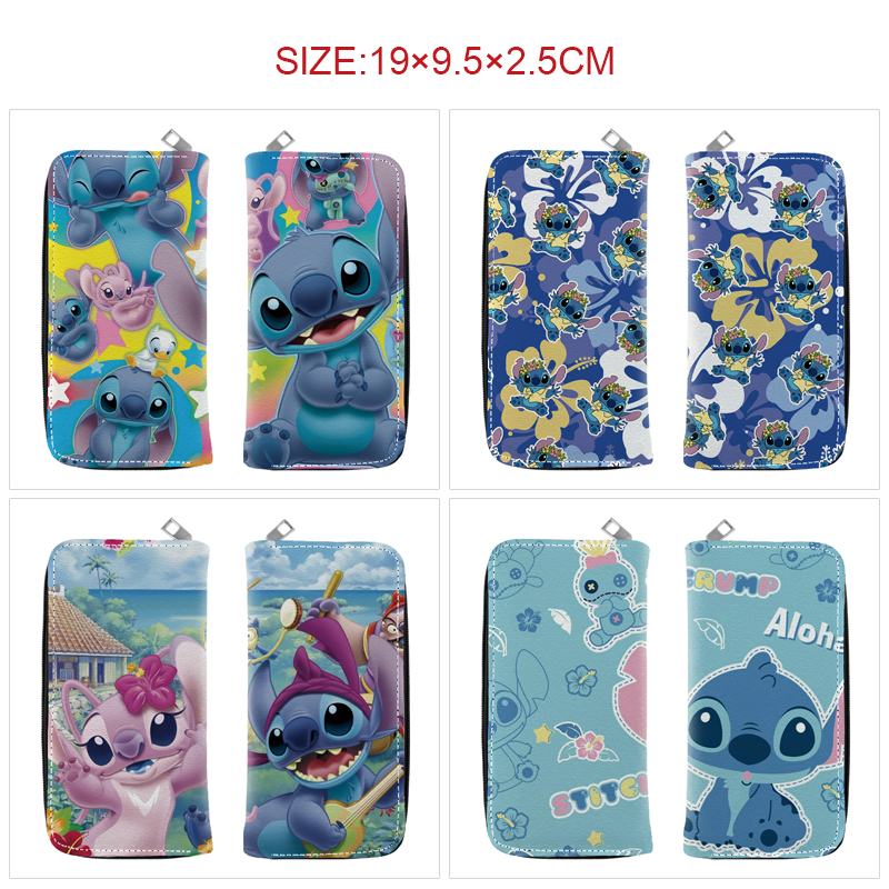 stitch anime anime wallet 19*9.5*2.5cm