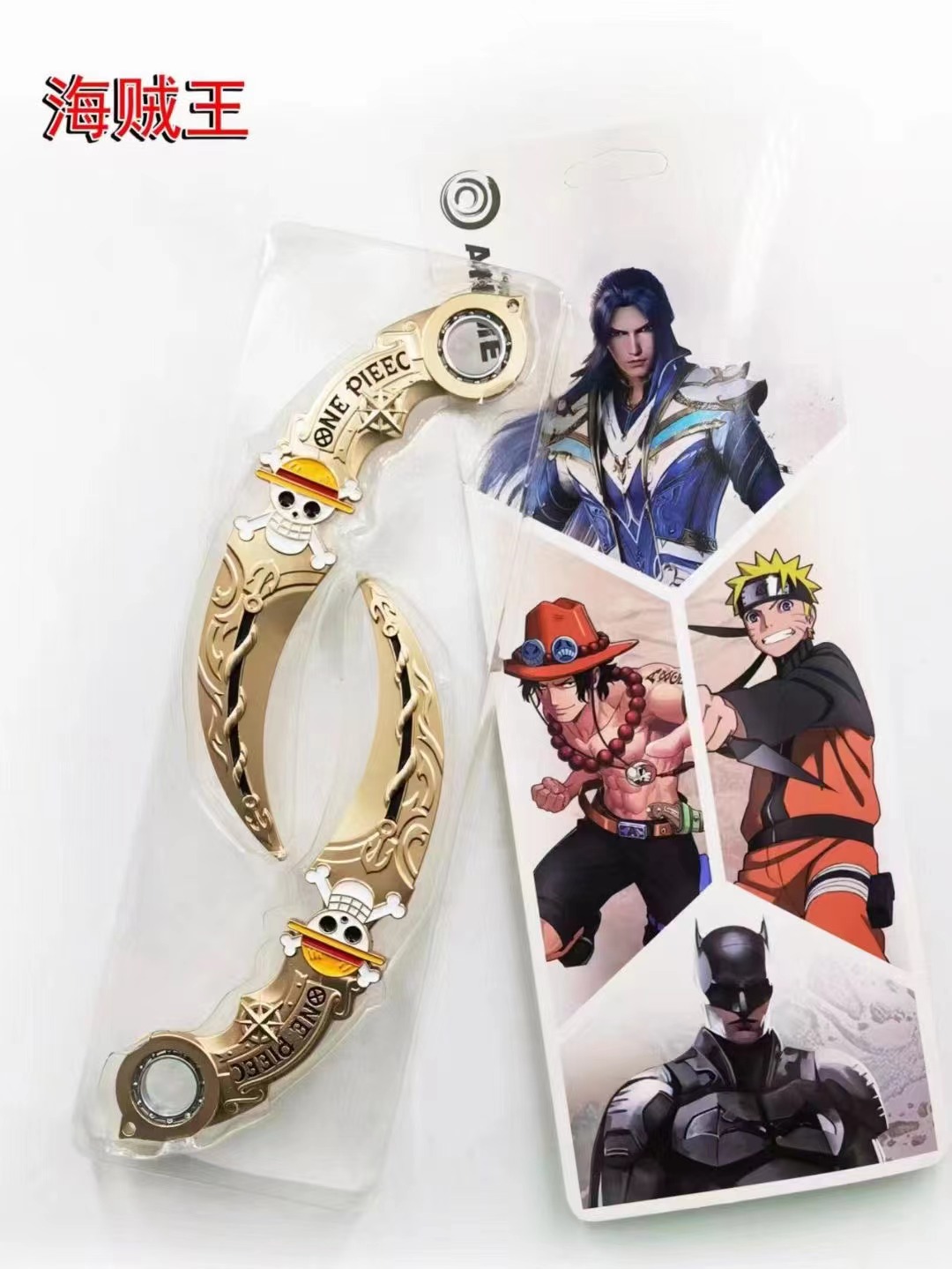 One Piece anime double bounce spinning knife