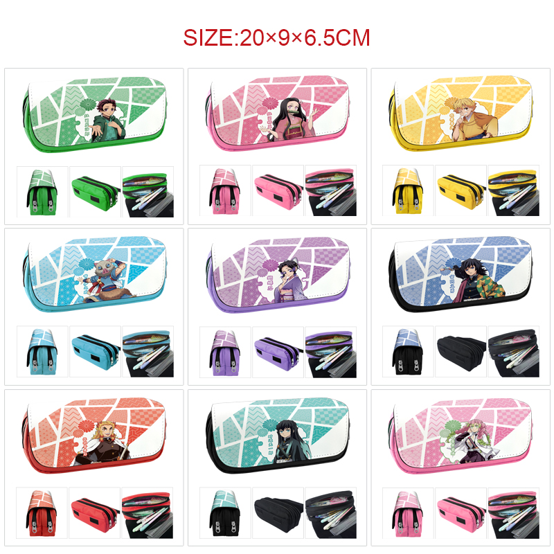 Demon slayer kimets anime pencil bag 20*9*6.5cm