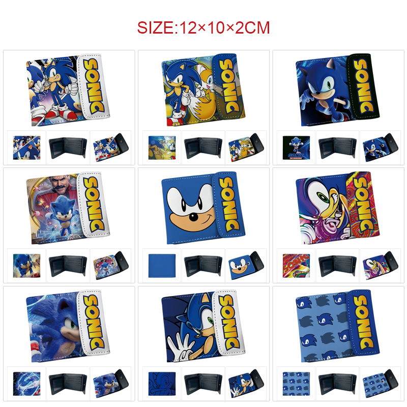 Sonic anime wallet 12*10*2cm