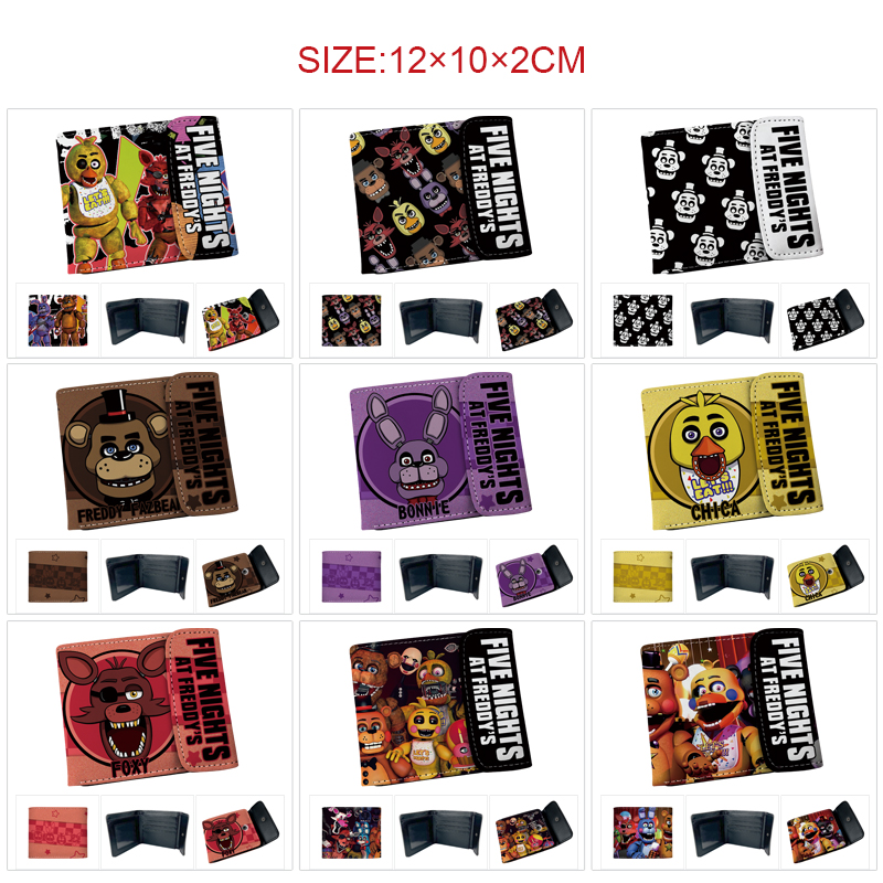 Five Nights at Freddy's anime wallet 12*10*2cm
