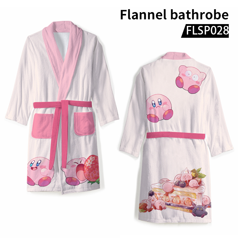 Kirby anime bathrobe