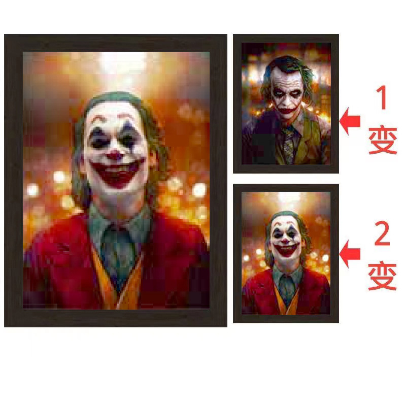 Joker anime 3D frame painting 32 * 42cm (core+frame）