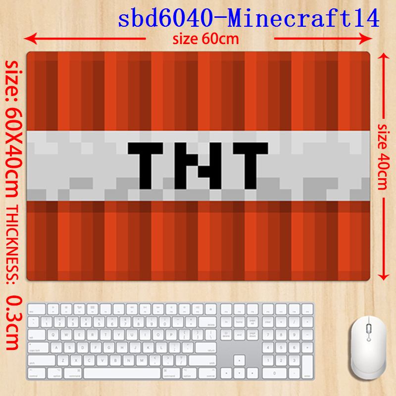 Minecraft anime mouse pad 60*40*0.3cm（lockrand）