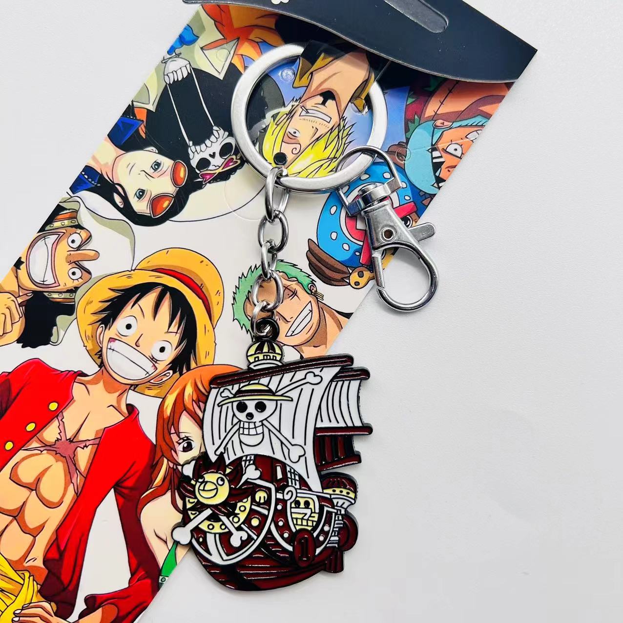 One Piece anime keychain