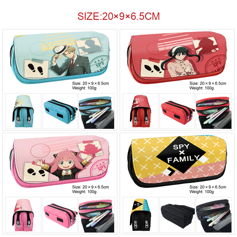 SPY×FAMILY anime pencil bag 20*9*6.5cm