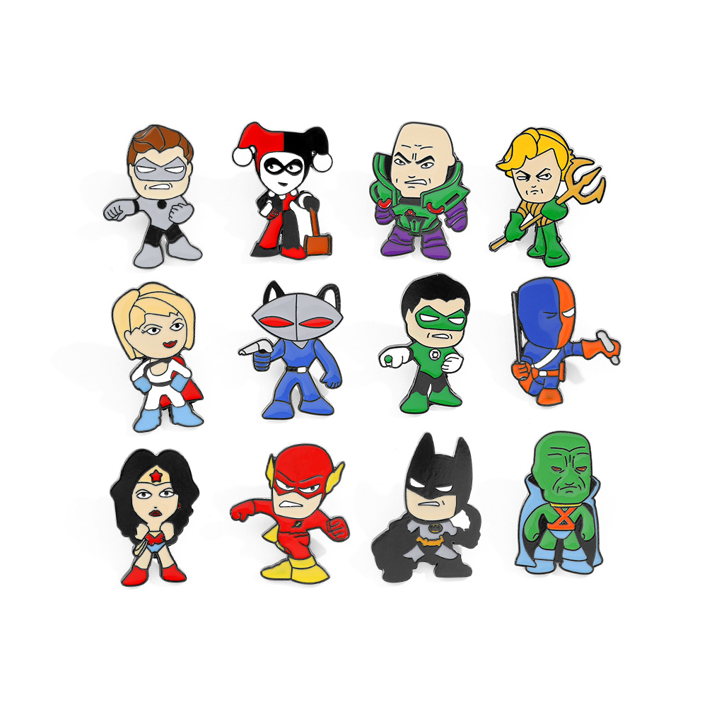 Super hero anime pin