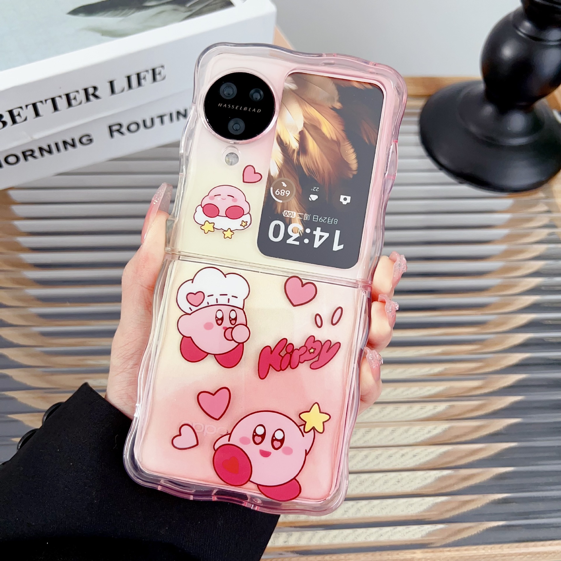 Kirby anime Phone case(OPPOFindN3Flip-HUAWEI pocket)