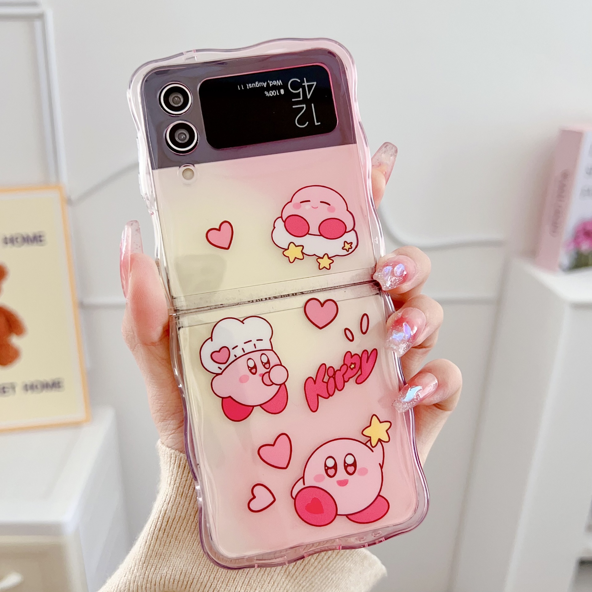 Kirby anime Phone case(Galaxy Z Flip)