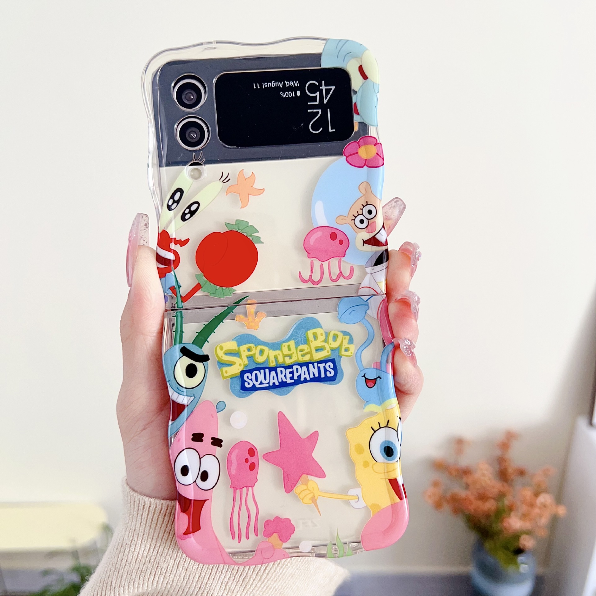 SpongeBob anime Phone case(Galaxy Z Flip)