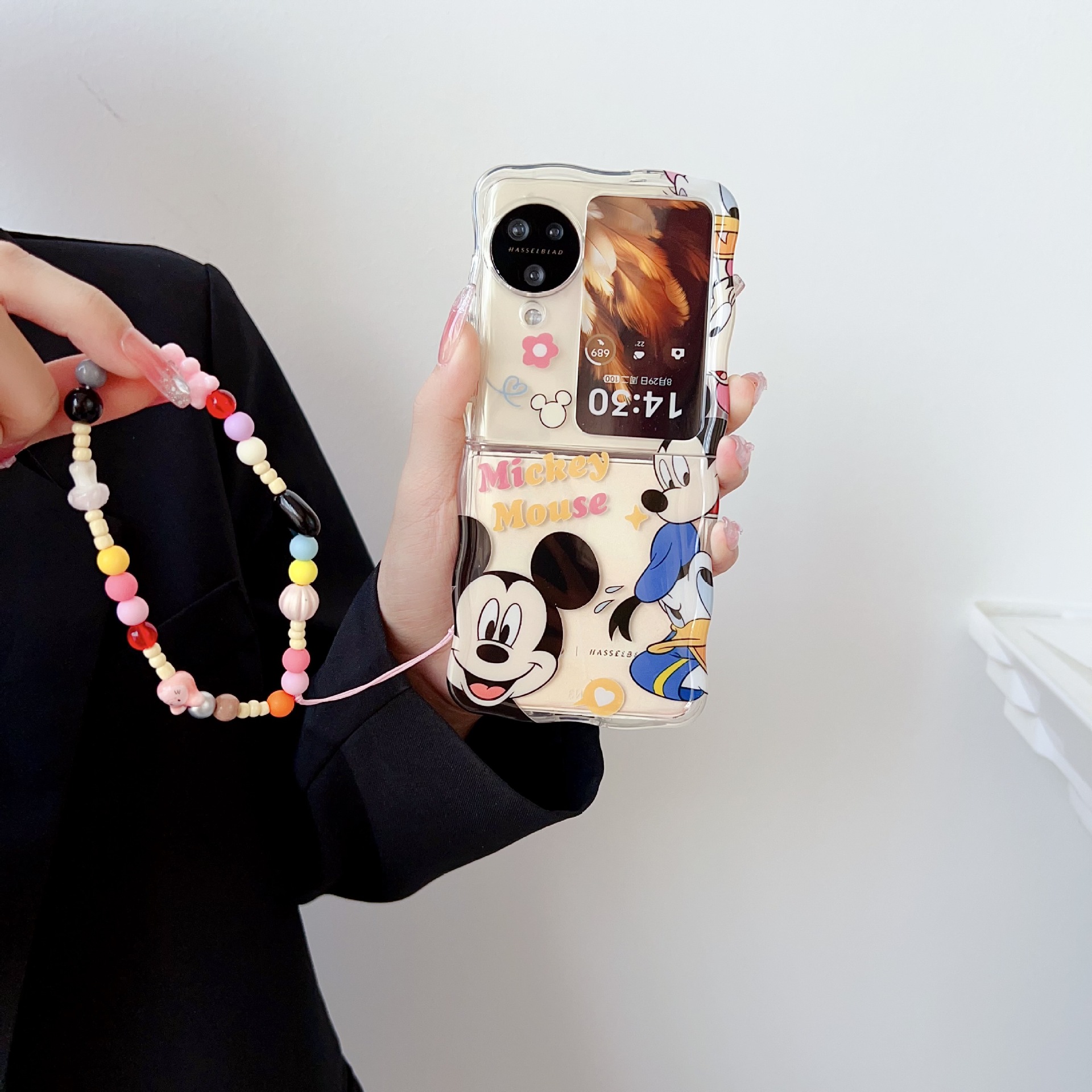 Disney anime Phone case+pendant(OPPO Find N3 Flip-HUAWEI P50pocket)