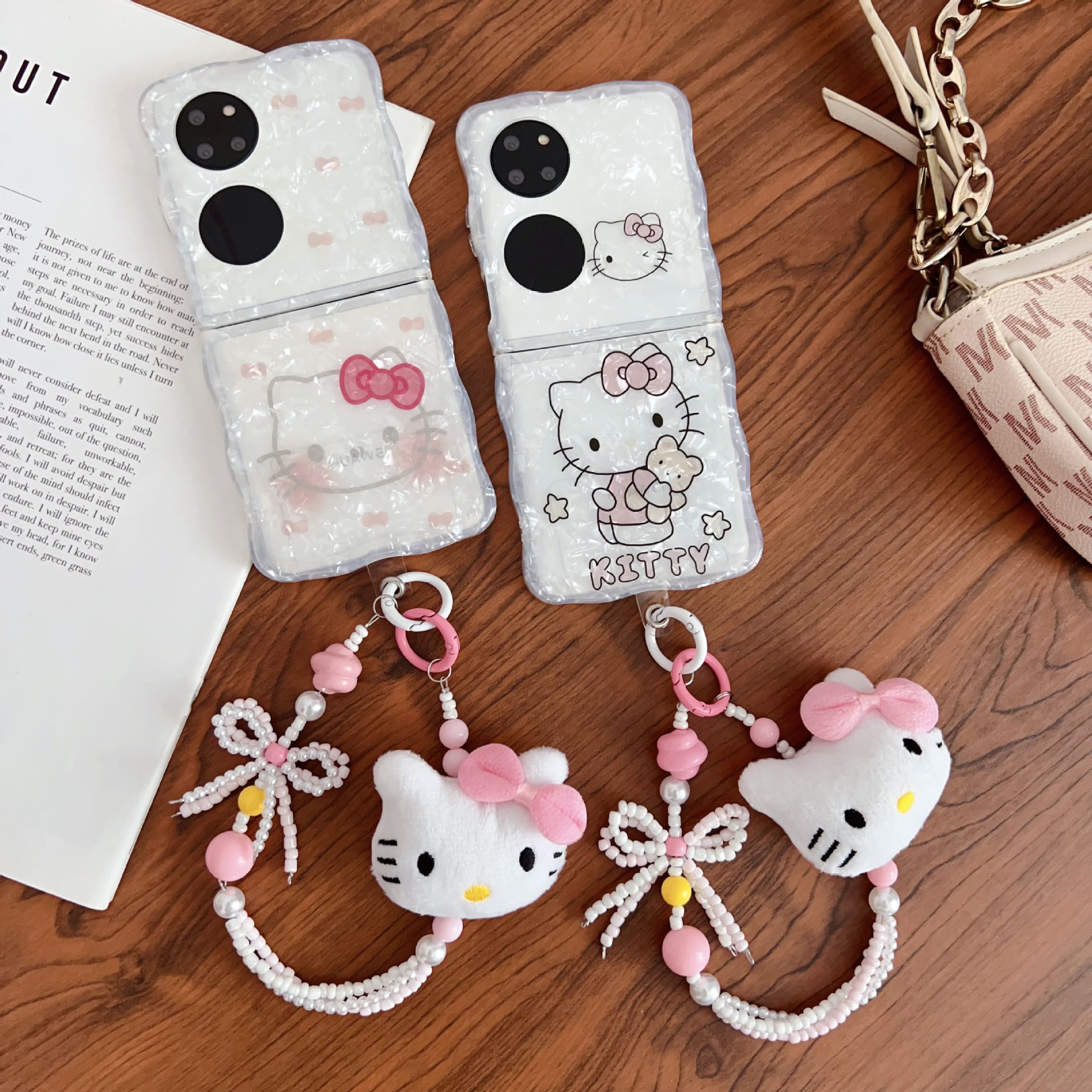 hello kitty anime Phone case+pendant(HUAWEI P50pocket)