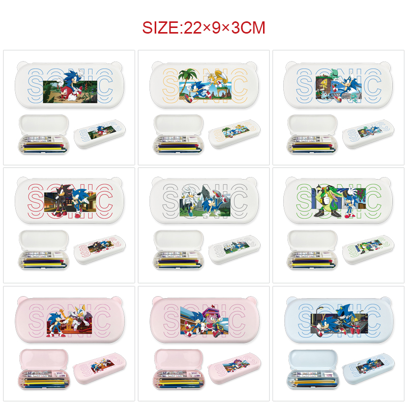 Sonic anime pencil box