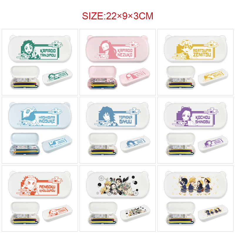 Demon slayer kimets anime pencil box