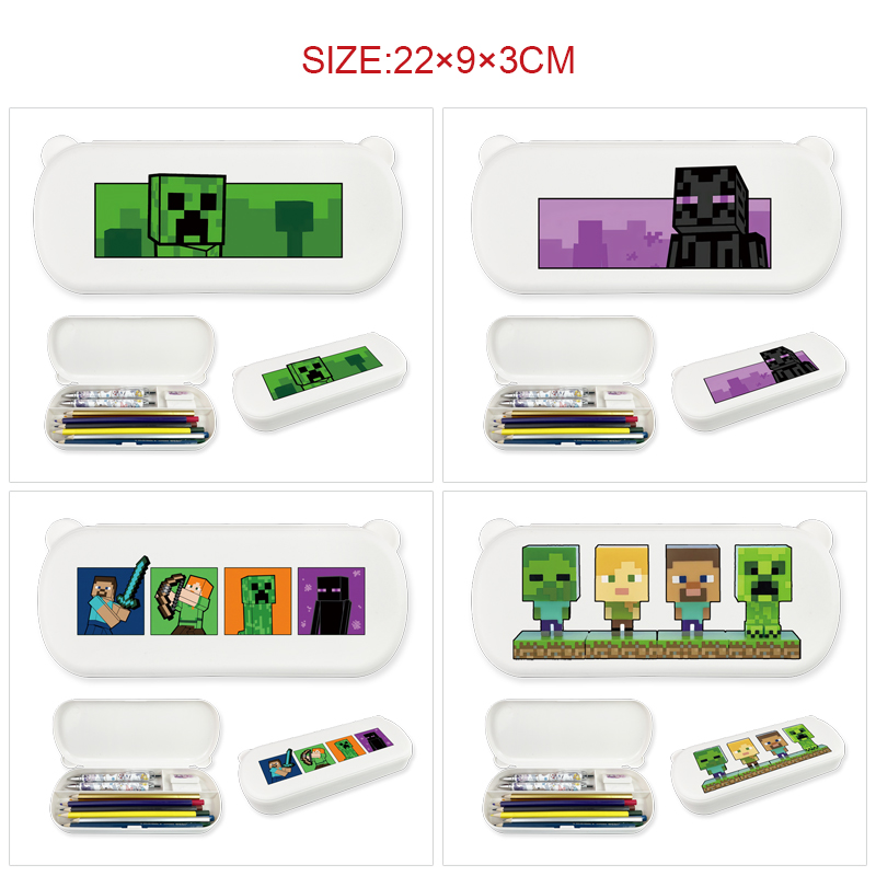 Minecraft anime pencil box