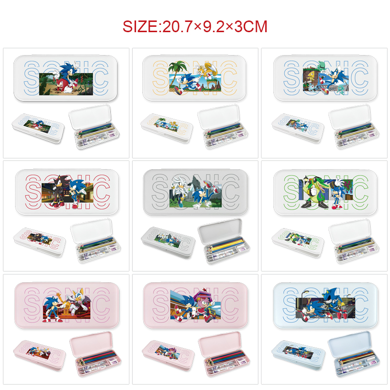 Sonic anime pencil box