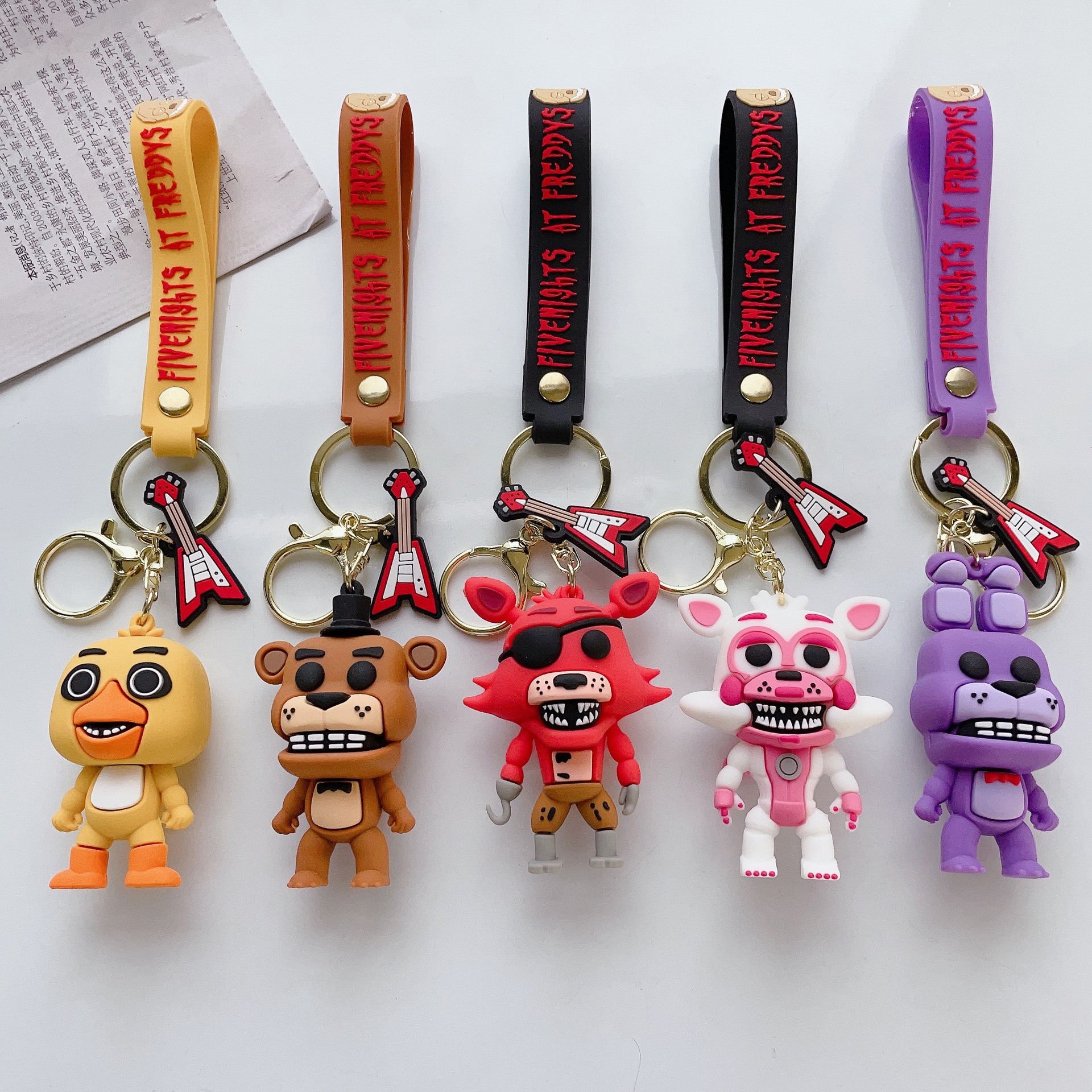 Five Nights at Freddy's anime keychain