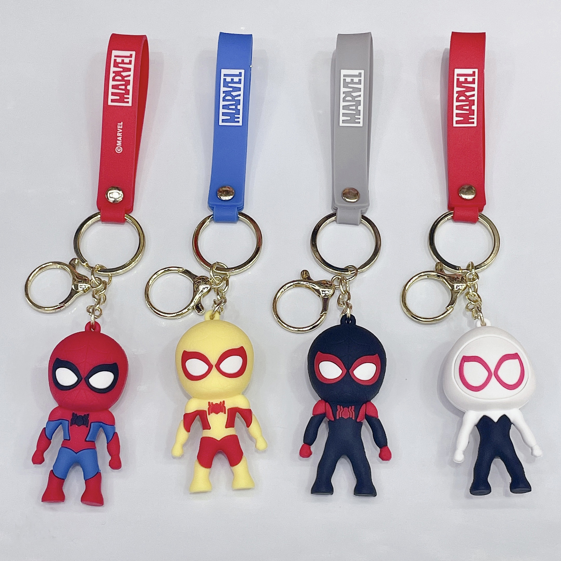 spider man anime keychain