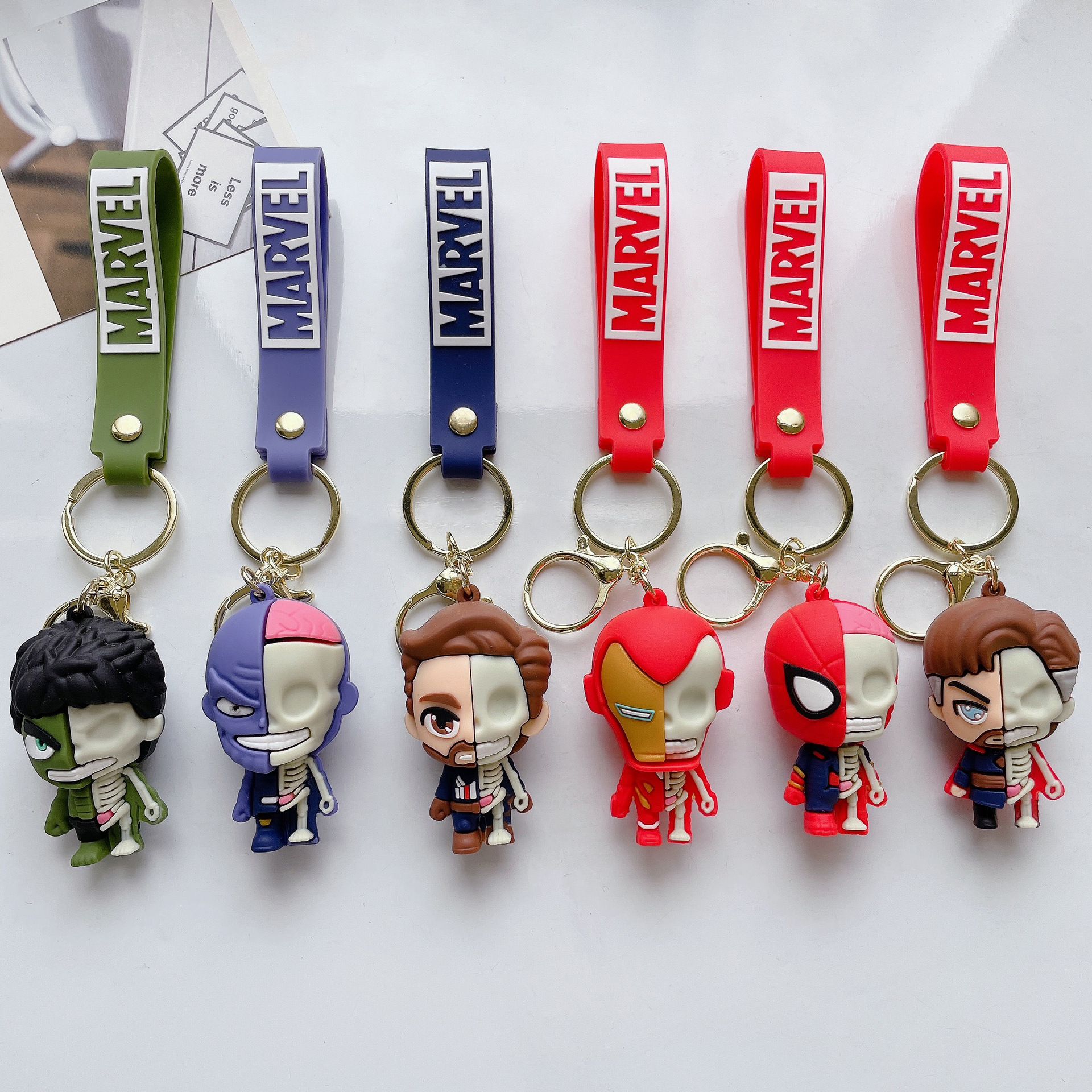 Avengers anime keychain