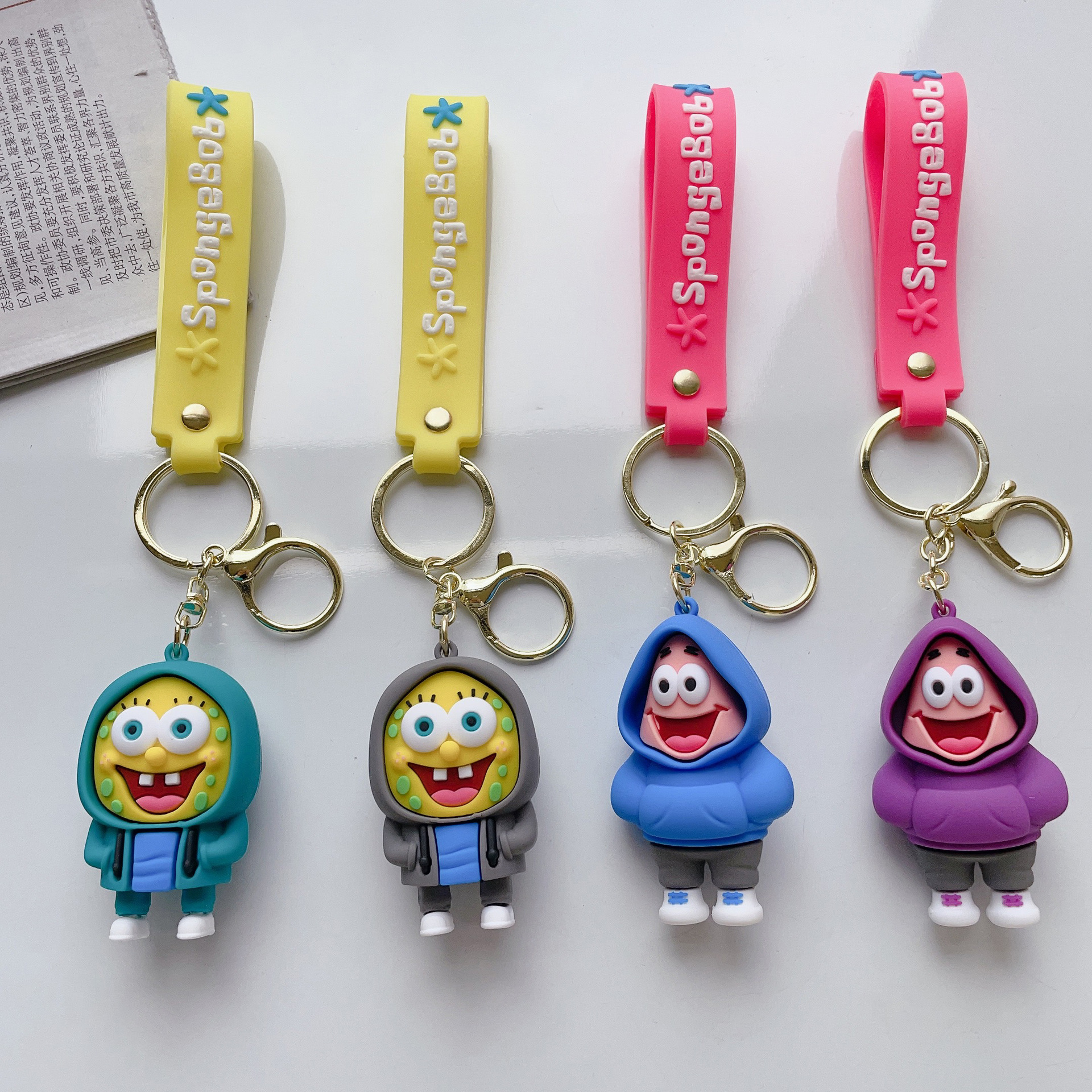 SpongeBob anime keychain