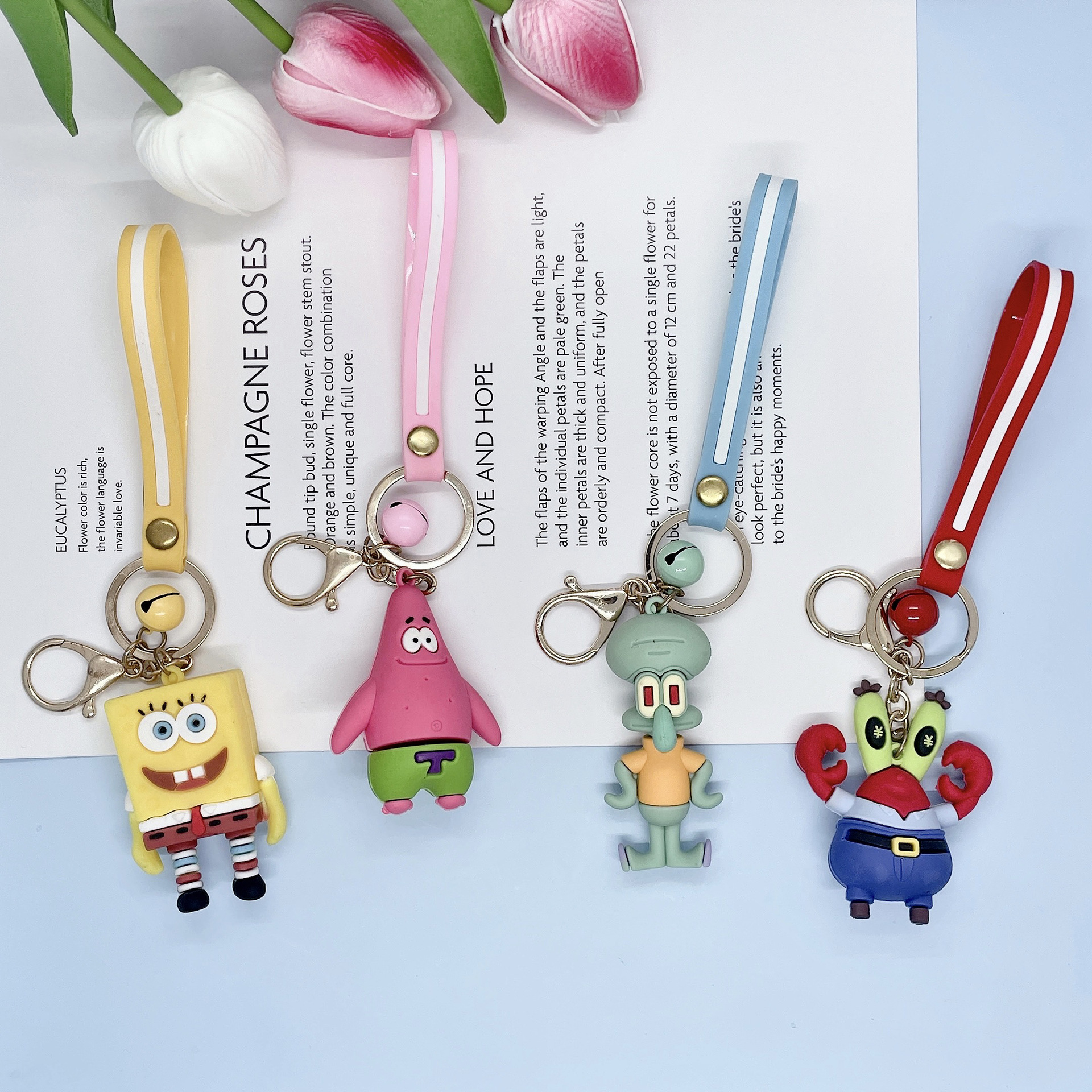 SpongeBob anime keychain