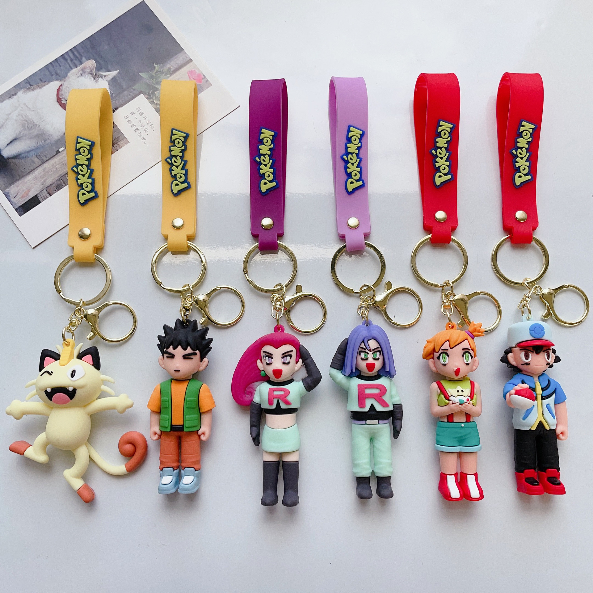 Pokemon anime keychain