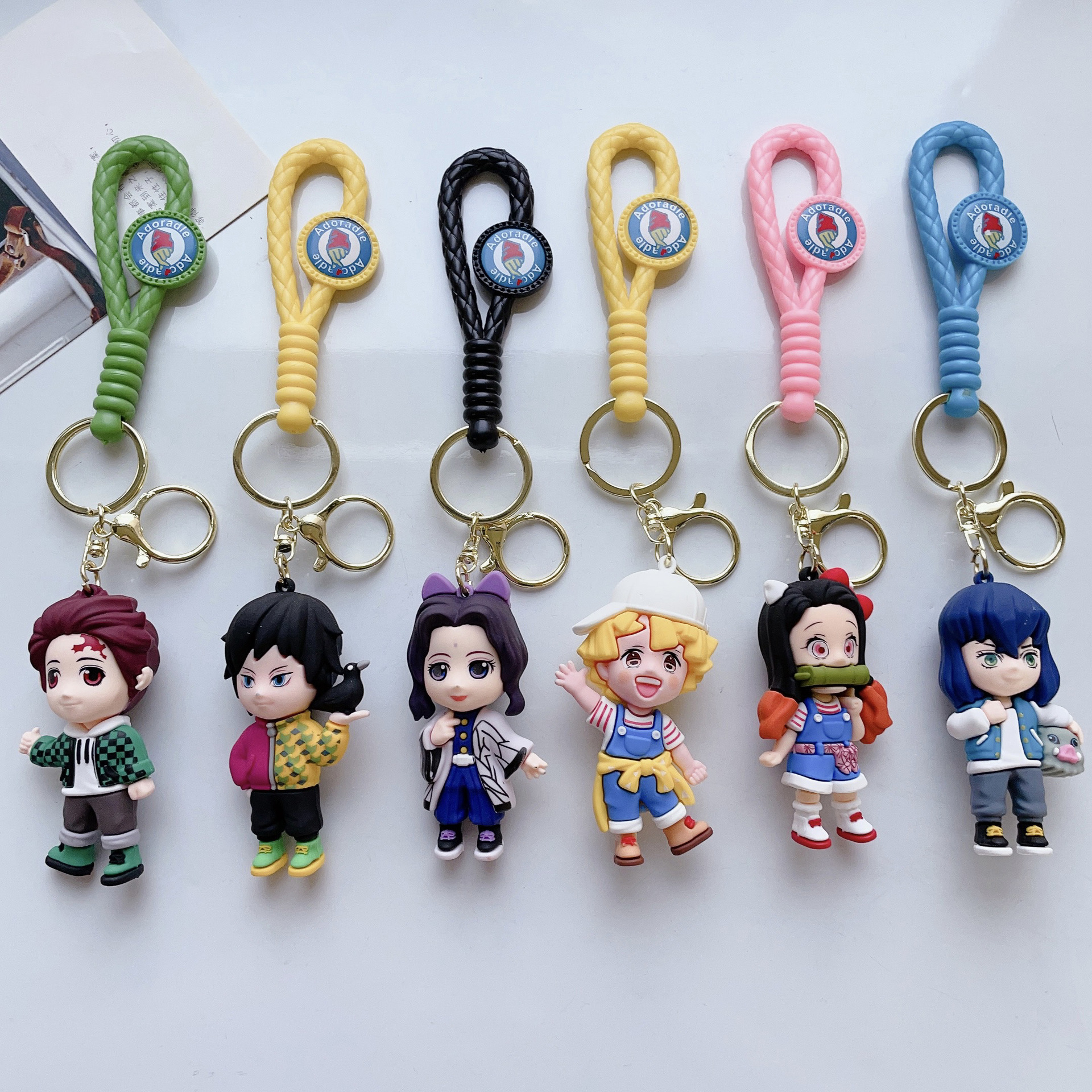 Demon slayer kimets anime keychain