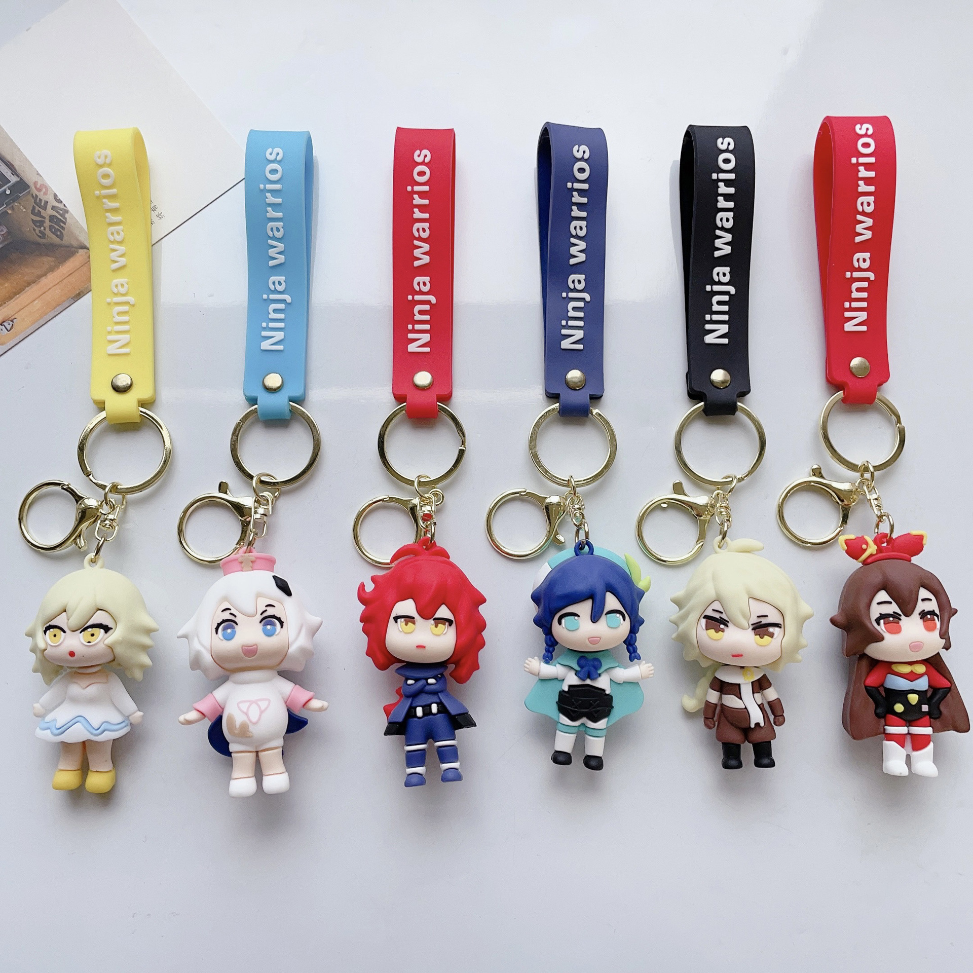 Genshin Impact anime keychain