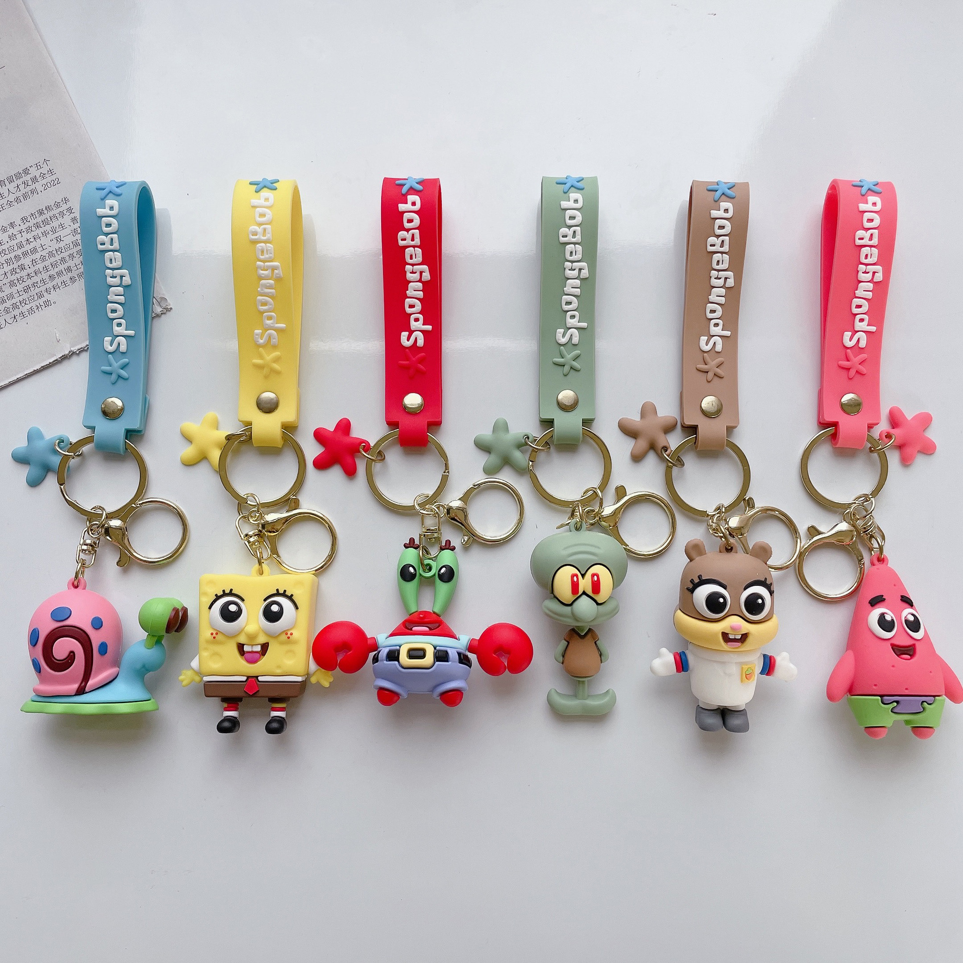 SpongeBob anime keychain