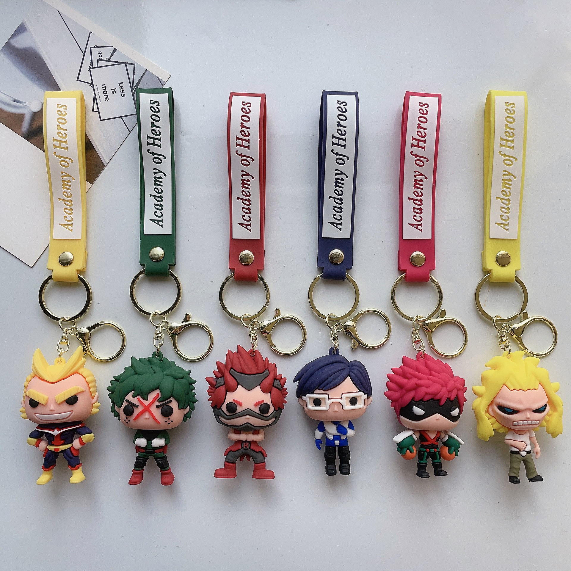 My Hero Academia anime keychain