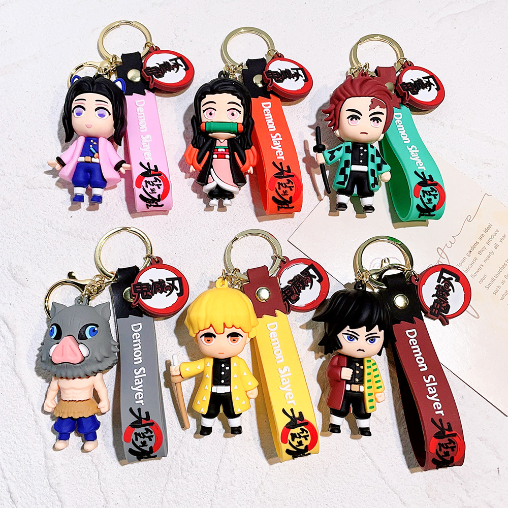 Demon slayer kimets anime keychain