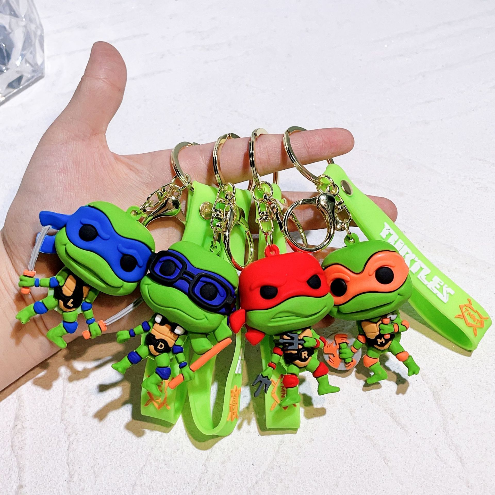 Turtles anime keychain