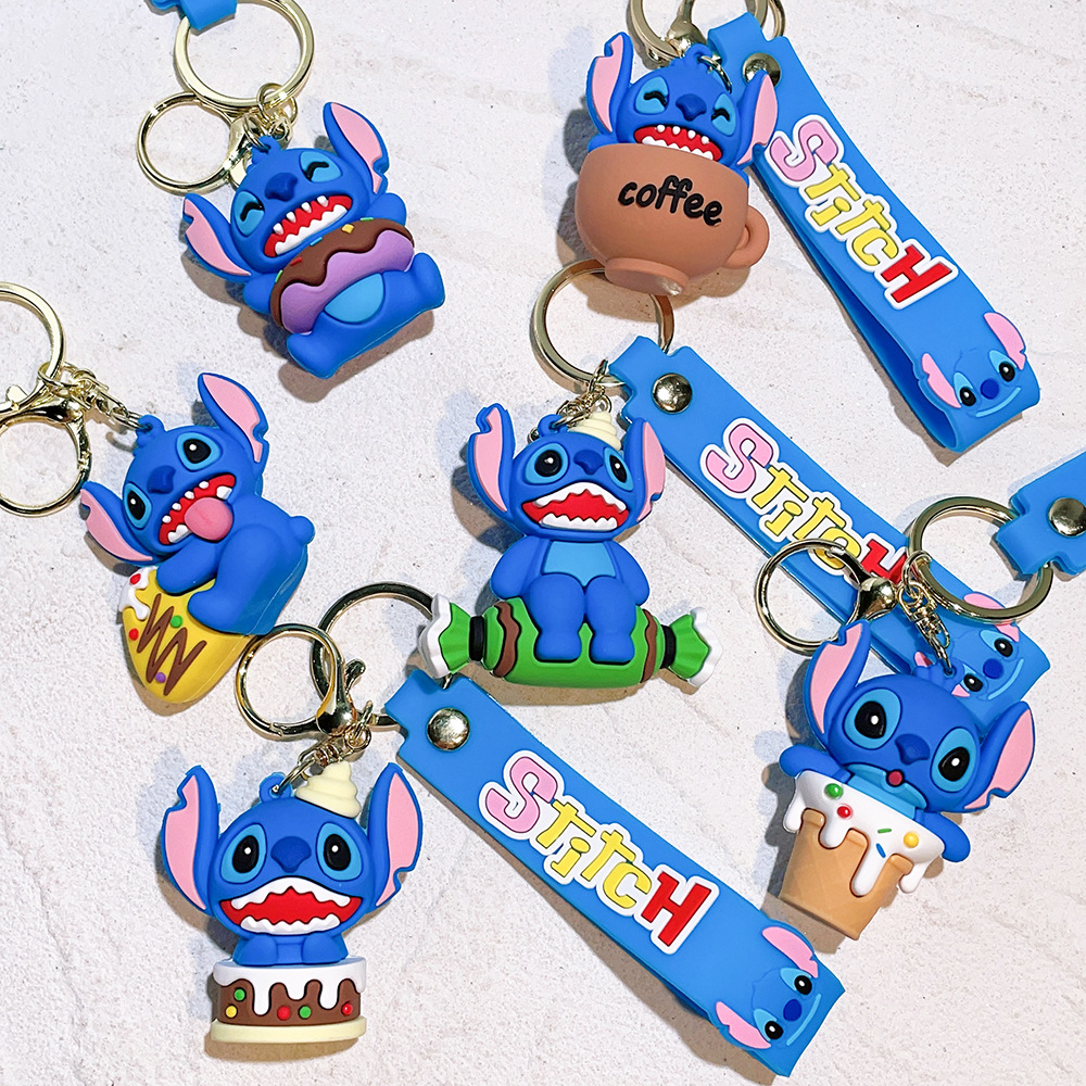 Stitch anime keychain